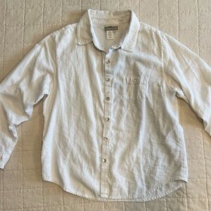 White linen shirt